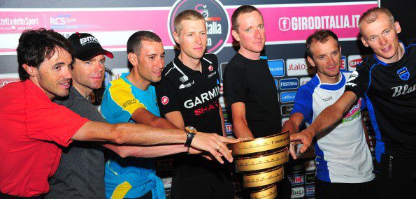 Au départ du 96e Giro, voici les sept principaux favoris. Cinq d'entre eux ont 32 ans ou plus - Photo RCS