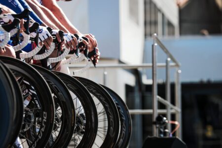 L'équipe Groupama-FDJ lors de la présentation des équipes sur Paris-Nice 2020. Photo : A.S.O. / F.Boukla