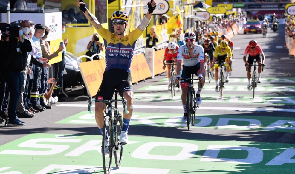Primoz Roglic règle tous les favoris au sommet ce mardi et conclut le travail du train jaune. Photo : ASO/Tour de France