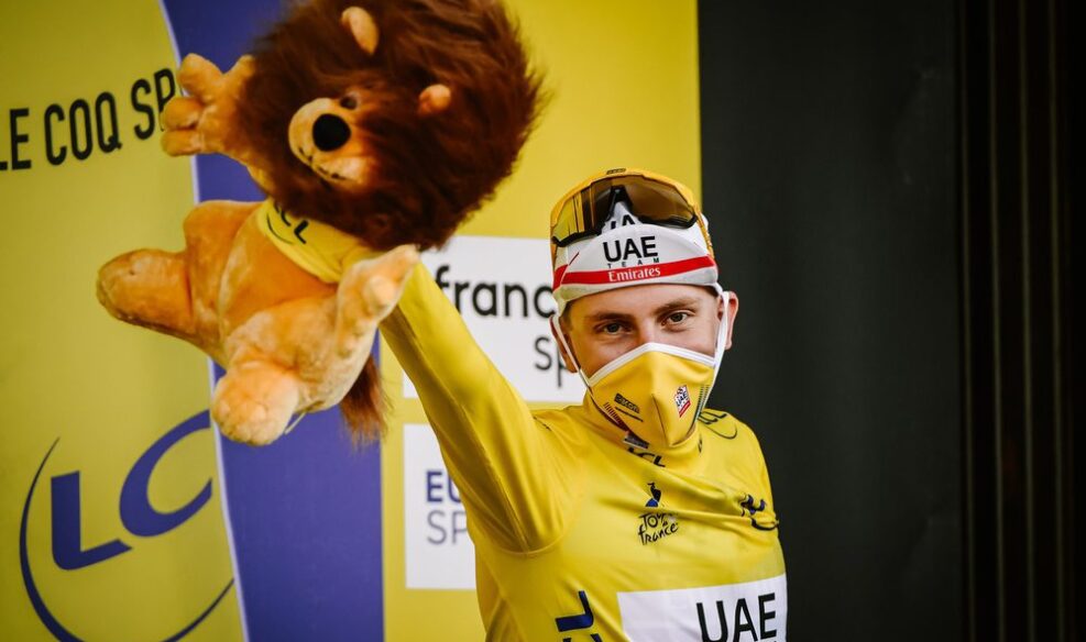 Tadej Pogacar remporte à 21 ans le Tour de France, le plus jeune vainqueur depuis 1904. Photo : ASO/P. Ballet