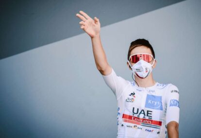 Tadej Pogacar, seul coureur pouvant encore mettre en danger Primoz Roglic. Photo : ASO / Pauline Ballet