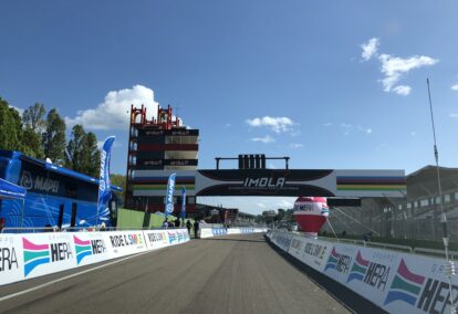Le départ et l'arrivée se fera sur le circuit automobile d'Imola. Photo : Twitter