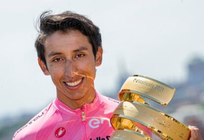 Egan Bernal, vainqueur de cette 104ème édition du Tour d'Italie. Photo : RCS